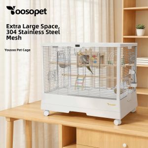 Yoosopet | Parrot Aviary Design Stainless Steel Bird Cage 700