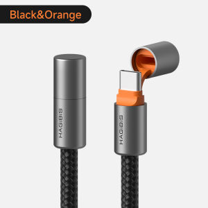 Hagibis | Hagibis USB C to USB C Cable With Protective Cap 240W Type C Cable PD 3.1 Fast Charging Cord for iPhone 16/17 Macbook Pro iPad