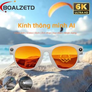 Kính Thông Minh Xiaomi Mijia 4K HD AI Đổi Màu Gọi Bluetooth Trợ Lý Giọng Nói Theo Dõi Sức Khỏe Theo Dõi Giấc Ngủ Quà Tặng Cho Người Lớn