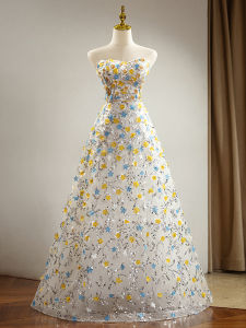 Elegant Princess Style Long Evening Gown Womens Luxury Birthday Party Wedding Engagement Celebration High Waist Saree