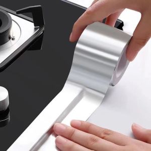 High Temperature Resistance Aluminum Foil Tape Kitchen Pipe Repair Tape Adhesive Sealing Foil Heat Insulation Leak Proof Tape