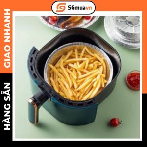 Khuôn giấy bạc nướng lót nồi chiên không dầu và các loại lò nướng có thể dùng trực tiếp trên bếp gas