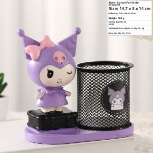 Cute Resin Student Desk Organizer Pen Holder Gift