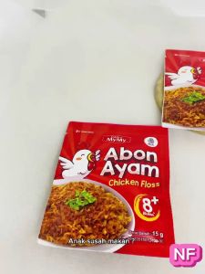 NF- Abon MPASI Rasa Ayam Penambah Nafsu Makan Anak Tanpa Campuran Kemasan Ekonomis