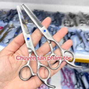 Tony&Guy Kéo cắt tóc cao cấp Tony 6.0 - Kéo học viên 6 inches thép nhật S440C độ cứng trên 62HRC màu trắng kèm bao da