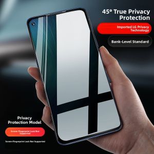 Realme True Me GT Master Edition Tempered Glass Full Screen Privacy Screen Protector Anti Glare Explosion Proof for Realme Phones