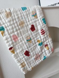 6-Layer Muslin Towels for Babies Boys Girls Nursery Face Wash Towel Bath Towel Long Towel Saliva Towel Newborn Baby Gifts