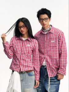 JNXS | Áo Sơ Mi Dài Tay Cotton Họa Tiết Caro