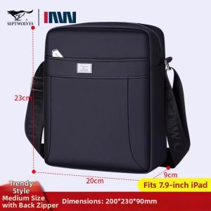 SEPTWOLVES | Portable New Mens Sling Bag