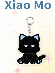 Móc Khóa Acrylic Emo Cat Little Mo Móc Khóa Xe Móc Khóa Túi Móc Khóa Điện Thoại Di Động Đồ Trang Trí Nhỏ Gọn Đồ Chơi Thời Trang