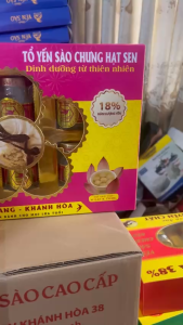 NƯỚC YẾN SÀO SENDS NEST VỊ HẠT SEN 18% TỔ YẾN tốt cho sức khỏe - KÈM TÚI