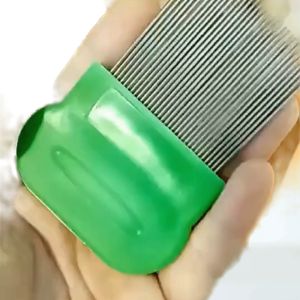 Sisir Serit Rambut Bahan Besi Logam Stainless Ampuh Hilangkan Ketombe dan Kutu Hingga ke Telurnya
