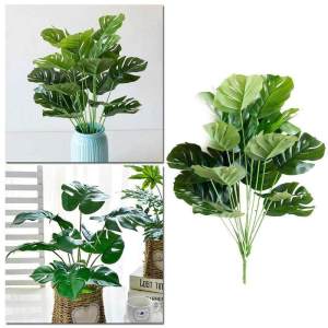 9-Leaf Simulation Plants for Home & Wedding Decor