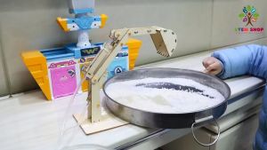 Đồ chơi sáng tạo: Lắp ráp Máy xúc thủy lực DIY bằng gỗ. Đồ chơi giáo dục khoa học phát triển tư duy STEM cho bé. STEM3G