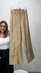 Eyouth 10138 women high waist pants long pants for office work