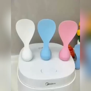 HOME + HOUND Non-Stick Rice Spoon - Easy to Clean Vertical Kitchen Spoon with Durable Plastic Material Ideal for Cooking and Serving