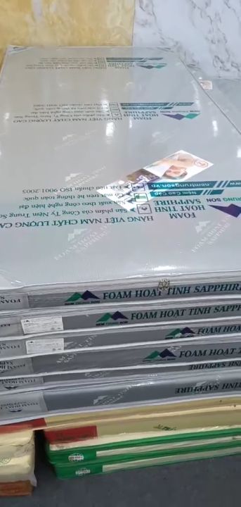 [HCM]NỆM FOAM HOẠT TÍNH SAPPHIRE CAO CẤP 1M8 X 2M X 10CM _ NỆM KHÁNG ...