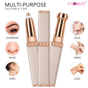 Cammuo 4 Trong 1 Máy Cạo Râu Cho Phụ Nữ Máy tỉa lông mày Phụ Nữ Máy Cạo Râu Máy ướt và khô Điện Sử Dụng tẩy lông Máy Cạo Râu