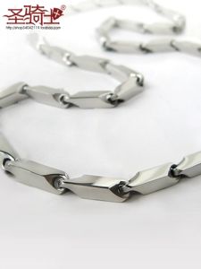 Mens Fine Titanium Steel Necklace Fitness Chain Gold White Color Unchangeable Fashionable Personalized Choker Jewelry