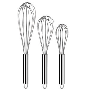 ตะกร้อตีไข่ รุ่น สแตนเลสหนาพิเศษ ขนาด 8/10/12 นิ้ว พร้อมส่ง Cookingrun ที่ตีไข่