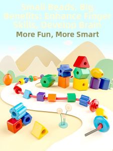 DUOKA | Educational Beads Stringing Toy 1-3 Yrs