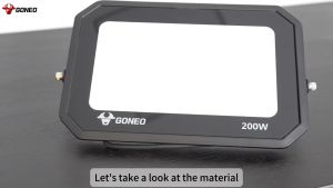 GONEO Waterproof Outdoor Floodlight Durable and Dustproof IP65 30W 50W 100W 150W 200W Daylight Color Temperature