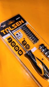 Tolsen Heavy Duty 17pcs Socket and Bit Set 20045