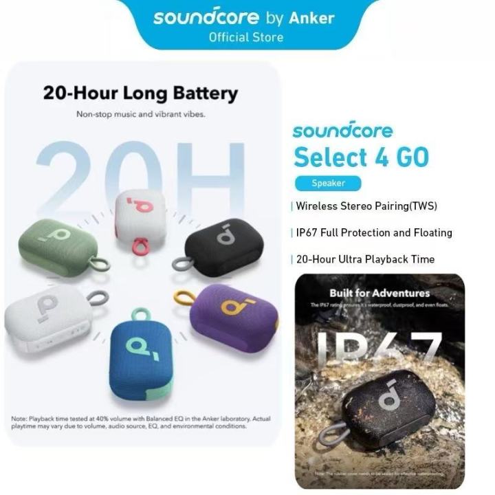 ANKER SOUNDCORE SELECT 4 GO SPEAKER | Lazada Malaysia