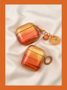 Dawn Dusk Sunset Airpods4 Protective Case Wireless Bluetooth  pro Earphone Shell Second Generation Third Generation Aipods2 Airpodpro Fourth Generation Soft TPU Material