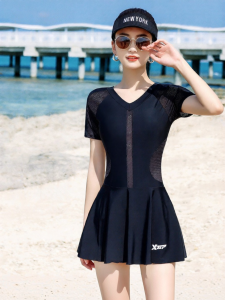 XTEP | Slimming and Tummy-control One-piece Swimsuit Large Size