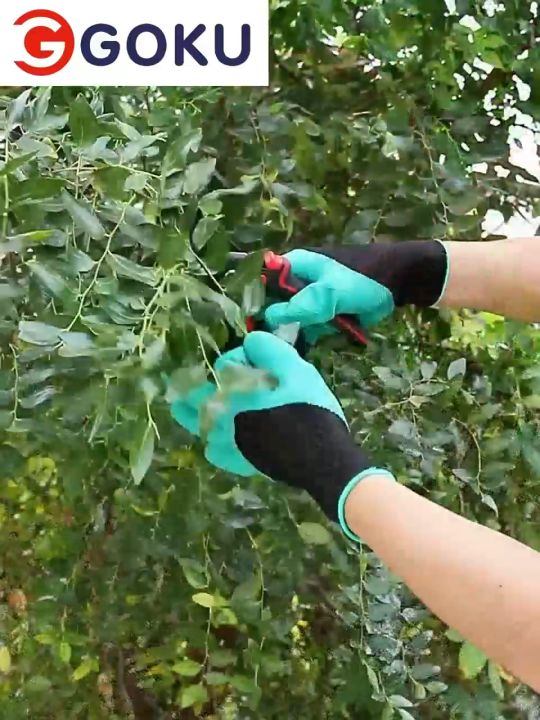 ถุงมือทำสวนกรงเล็บ ป้องกันหนาม กันน้ำ