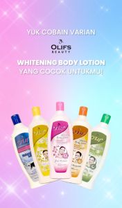 OLIF Whitening Body Lotion (Skin Elasticity) - 600ML | Handbody Pemutih Pencerah Kulit Badan
