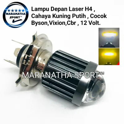 Lampu Laser H4 untuk Motor Vixion Crf CBR DLL