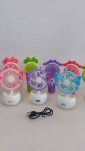 [KÈM DÂY SẠC - NHIỀU MẪU] Đồ chơi trẻ em Quạt cầm tay mini Sạc pin dễ thương cho bé quạt tích điện để bàn 045 864