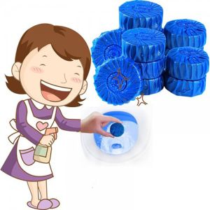 GXY 1PCS Solid Toilet Cleaner Automatic Blue Ball Cleaning Toilet Expert