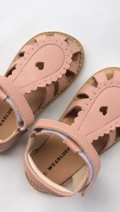 WEARLUCA Amor Beige - Sepatu Sandal Anak Perempuan Bertali