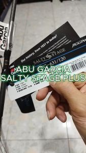 BLUE ABU GARCIA SSJS 631: Joran Overhead Spinning Rod Jigging Berkualitas