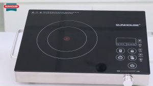 Bếp Hồng Ngoại Cảm Ứng Sunhouse SHD6017 Kèm Vỉ Nướng - Hàng Chính Hãng