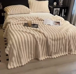 FLEECE BLANKET/BIG STRIPE BLANKET SINGLE SIZE 150*200cm AND QUEEN SIZE 180*200 cm
