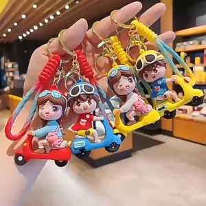 SIGVARD - Gantungan Kunci Couple Pasangan Pacar Bestie Motor Mobil Tas Karakter Unik Lucu KEY17