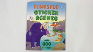 Dinosaur Sticker Scenes Book With 400+ Stickers To Decorate 8 Prehistoric Scenes For Kids