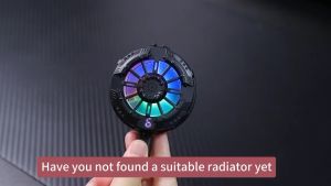 พัดลมมือถือ พัดโทรศัพท์มือถือ พัดลมระบายความร้อนมือถือ พกพกง่าย ตัวทำความเย็น เงียบ เย็นเร็ว พัดลมมือถือระบายความร้อน พัดลมโทรศัพท์ แสงไฟ RGB Backlight เซมิคอนดักเตอร์ เย็นเร็ว เสียงเงียบ ใช้งานได้กับทุกรุ่น คลูเลอร์ไร้สาย