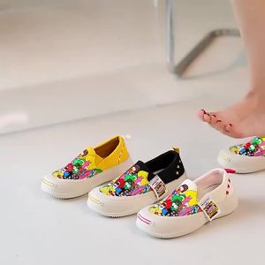 ali9[ Aleve ] Couple Canvas Shoes for Women 2024 Autumn New Platform Foreign Trade plus Size Cute Cartoon Womens Shoes