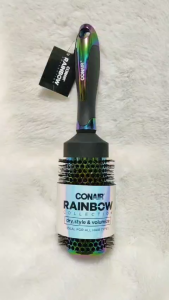 Conair Rainbow Collection Round Hair Brush Ceramic Barrel Blow Dry Styling Volumizing Brush