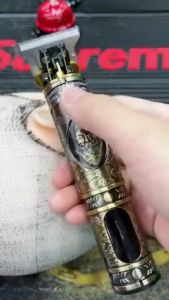 Alat Cukur Rambut Elektrik Vintage T9 Dragon Hair Clipper Kumis Jenggot Rechargeable