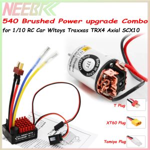 NEEBRC 540 Brushed Motor 12T 17T 22T 29T 40T 60A Waterproof ESC for 1/10 RC Car Off-road Rock Crawling Traxxas TRX4 Axial SCX10
