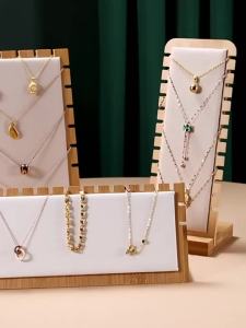 Giá Đỡ Trưng Bày Đồ Trang Sức Bằng Gỗ Sáng Tạo Dành Cho Vòng Tay Dây Chuyền Mặt Dây Chuyền - Giá Để Đồ Trên Quầy Kệ Trưng Bày Đồ Trang Sức