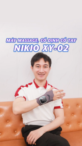 Máy massage kết hợp băng quấn cố định cổ tay Nikio XY-02 - Xung điện và nhiệt nóng