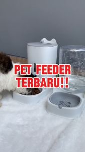 Tempat Makan Kucing Anjing Anti Semut - Pet Feeder Otomatis - Tempat Makan Anjing/Kucing Dispenser Minum Hewan Peliharaan - Pet Water Dispenser Transparan - Automatic Pet Feeder - Lazada