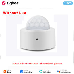 Tuya ZigBee Light Sensor Luminance Sensor Smart Illumination Brightness Detector Home Automation with Smart Life Device Linkage